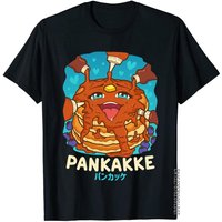 Funny Naughty Foodie Pun Kawaii Pankakke Japanese Pancake T-Shirt Cotton Men T Shirts Beach Tops T Shirt High Street
