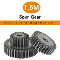 Pinion Gears 1.5M-33T/34T/35T/36T/37T/38T/39T/40T/41T/42T SC45# Carbon Steel Cylindrical Gear High Frequency Quenching Of Teeth