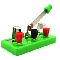 Physic Single Pole Double Throw Toggle Knife Switch Physical Electricity Laboratory Science Experiment Test Teaching Equipment