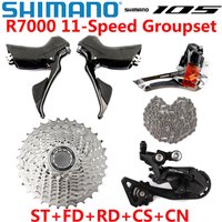 AliExpress Shimano SHIMANO 105 R7000 11S Groupset 5800 R7000 11S ROAD Bicycle Derailleurs ST+FD+RD+CS+CN Front REAR Derailleur 11-28T 30T 32T 34T