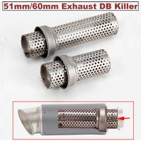 50.8mm 60mm Universal Motorcycle Exhaust DB Killer Muffler Baffle Escape Sound Reducer for Yoshimura for SC for Akrapovic for AR