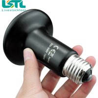 E27 Heat Lamp Pet Reptile Far Infrared Ceramic Heating Lamp 220V Mini Heat Emitter Light Bulb 25W 50W 75W 100W 150W 200W