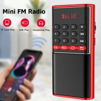 Mini FM radio Portable Bluetooth Speaker MP3 Music Player with Digital Display Support TF Card USB Earphone Play