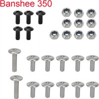 27x For Yamaha Banshee 350 ATV Fender Bolt Screw Nut Mount Installation Kit Hardware fit YFZ350 1987-2006