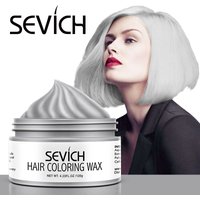 Sevich Hair Wax Styling Pomade Silver Grey Temporary Dye Color Disposable Fashion Festival Celebrate Molding Coloring Mud Cream