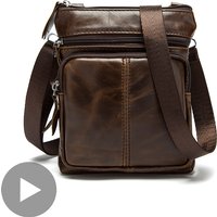 Vintage Cross Body Crossbody For Men Shoulder Genuine Leather Bag Messenger Handbag Briefcase Male Black Sac A Main Bolsas 2020