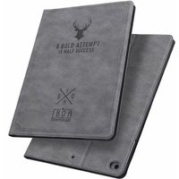 Étui de support intelligent tête de cerf vintage de luxe, housse en cuir pour IPad Air 3 4 9.7 10.2 10.5 Pro 11 pouces 10.9 I Pad Mini 5 4 2 1