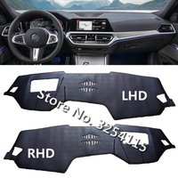 PU Leather Dashmat Suede Dashboard Cover Pad Dash Mat Carpet Car Styling Auto Accessories For BMW 3 Series G20 320i 330i 340i