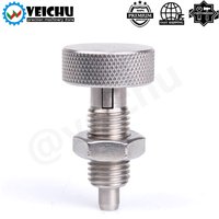 VCN230-CN In-Stock Stainless Steel Knurled Knob Plungers Spring Plunger Self-locking Screw Bolts With Nuts