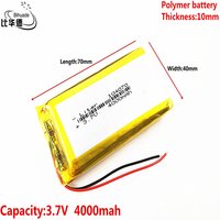Liter energy battery Good Qulity 3.7V,4000mAH 104070 Polymer lithium ion / Li-ion battery for tablet pc BANK,GPS,mp3,mp4
