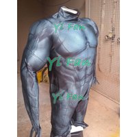 New Muscle Pattern Superhero Costume 3D Print Spandex Cosplay Costume Halloween Zentai Suit Man Superhero Tight Bodysuit