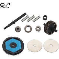 32P 56T Spur Gear 13T Motor Pinion Transmission Internal Gears Set for 1/10 RC Crawler Axial SCX10 II 90046 90047 Upgrade Parts