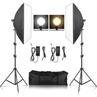Zestaw fotograficzny do softboxu fotograficznego 2M Tripiod do softbox Disc Light Led 45W Studio fotograficzne Stojak Oświetlenie Lampa fotograficzna