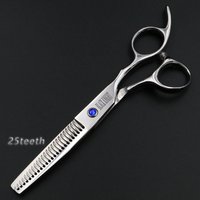 6 Inch Professional Pet Scissors Dog Grooming Thinning Shears Kit for Animals Japan440C 25 Teeth High Quality Personality Styles