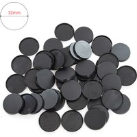 25mm/32mm/40cmm Round Plastic Model Bases for Wargames Table Games Diy Toy Miniature Model People Base 20pcs/40pcs/60pcs