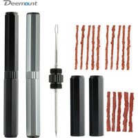 Road Bike Tyre Puncture Service Tools MTB Bicycle Tubeless Tire Repair Kits With 15PCS Rubber Strips For Urgent Use Glue Free