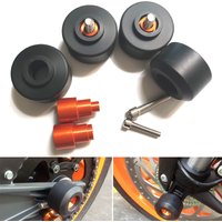 For KTM DUKE 390 2013-2016 2018 Rear & Front Wheel Frame Slider Motorcycle Frame Slider Crash Pads Protection Duke125 Duke 200