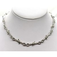 Small wire Brambles Iron Unisex Choker Necklace Women Hip-hop Gothic Punk Style Barbed Wire Little thorns Chain Choker Gifts