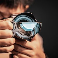 Kaléidoscope à effets spéciaux, filtre d'objectif d'appareil photo, verre optique, prisme, réfractions multiples, photographie FX, déterminer la semi-gamme, 79mm