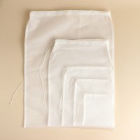 Reusable Almond Milk Bag Strainer Fine Mesh Nut Milk Bag Big Commercial Grade Nylon Cheesecloth Cold Brew Coffee Filter 200 mesh