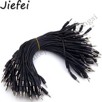 Câble audio mini mono 3.5mm vers mono 3.5mm, haute qualité, 20cm, 30cm, 50cm, 1m, nouveau, 50 pièces