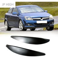 Car Front Headlight Lamp Eyebrows Eyelids Moulding Cover Trims for Opel Vauxhall Astra H MK5 2004 - 2009 2007 2008