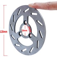 26mm 120mm Brake Disc Rotor for 2 Stroke 47cc 49cc Electric Gas Scooter Mini Dirt Pocket Bike ATV Quad 4 Wheeler