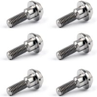 Artudatech M6 x 20mm titane/Ti boulons de Rotor de frein à disque pour Suzuki GSXR pour Yamaha R1 R6 YZF vis de disque de frein pièces de moto