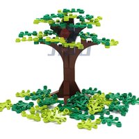 Tree Green Bush DIY Building Blocks Flower Grass Plants Garden Compatible City View MOC DIY Building Blocks Accessories Parts