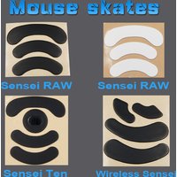 3M Mouse Skates for steelseries Wireless Sensei TEN 310 Sensei RAW optical V2 XAI KANA Kinzu 0.6MM Gaming Mouse Feet Replace