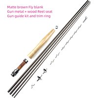 NooNRoo IM12 10'0 10'6 10'8 Carbon fly fishing rod in the trout fish Bulk assembly kit Super Light Fast Action Fishing Rod