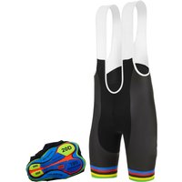 20D Gel Thick Shockproof Pad Cycling Bib Shorts Men Men Cycling Shorts 6 Hours Ride Pro Lycra Men's Cycling Bretelle