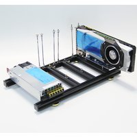3GPU Graphics card holder DIY external graphics card base with power base for server power Miner mining
