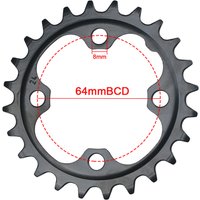 64BCD MTB Bike Crankset Chainring 10/11 Speed 22T 24T 26T 64 BCD Bicycle Repair Chain Ring Replace Parts for SHIMANO deore sram