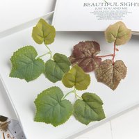 100 pièces feuilles d'érable en soie vente en gros plantes artificielles mariage fleurs décoratives couronnes maison jardin décoration guirlande de noël