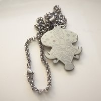 2 inches 4mm 24 inch Rolo Chain Stainless Steel Necklace Icp Twiztid Hallowicked Rare Charms Pendan