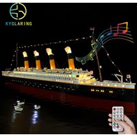 Kyglaring Led Lighting Set DIY Toys for Creator 10294 Titanic Blocks Building (Only Light Kit Included)