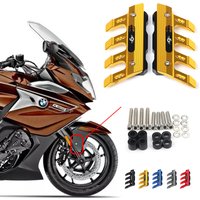 For BMW K1600B K1600GT K1600GTL Motorcycle CNC Accessories Mudguard Side Protection Block Front Fender Anti-Fall Slider