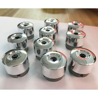 10pcs 7L6 601 173A 2ZZ Chrome Wheel Lug Bolt Nut Cap Cover ABS plastic with triple chrome finish For VW Touareg 2004-2014