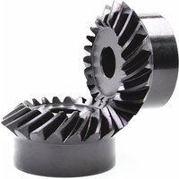 1M 20T Spiral Bevel Gear 1:1 90° 6/8/10mm Helical 45# Steel Bevel gear