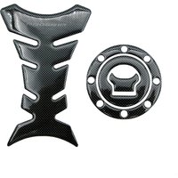 Motorcycle Fishbone Carbon Sticker&Fuel Tank Gas Cap Cover Accessory Decal For Suzuki GSF GSR GSX GSXR 250 400 600 750 1200 1250