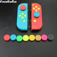 ChengHaoRan 2PCS Silicone Anti-Slip Enhanced Thumb Stick Cap For Switch NS NX Joy-Con Controller Thumbsticks Grips Cover