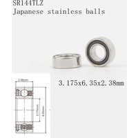 20pcs High Speed handpiece turbine Stainless Balls Dental Bearings RUCA SR144TLZ 3.175x6.35x2.38mm