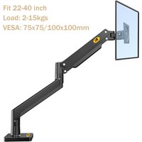 NB G40 Gas Spring Arm 22-40 inch Curved Arc Screen Desktop Monitor Holder 360 Rotate Monitor Mount Arm G45