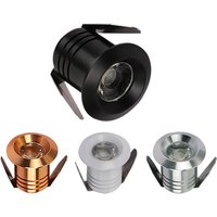 10 pièces 1W 3W Led encastré armoire Mini Spot lumière 110V 220v Downlight DC12V bijoux spectacle lumière LED ampoule chambre plafonnier