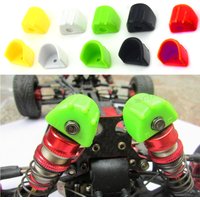 RC Cars Shock Absorber Wear Resistant Cover Absorption Guards Anti-wear Rubber Anti-collision Glue For 1/8 Monster Truck