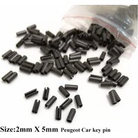 Keychannel 100Pcs/200Pcs 2*5MM Key Pin For Peugeot Car Key Blade Fixing Pin Car Key Remote Key Blade Strong Iron and Steel Pin