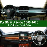 Tapis de tableau de bord pour BMW série 5 E60 E61 530D 520i 540i 2003 – 2010, couverture de tableau de bord, protection solaire, Anti-saleté