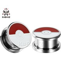 New Style Fashion Design Ear Plugs Stainless Steel Ear Gauges Expanders Screw Stretchers Body Jewelry Gift With High Quality