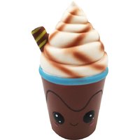Crème glacée au chocolat Jumbo, crème Squishy parfumée, jouet anti-Stress à montée lente pour enfants et adultes, jouet de décompression 15x7.5 CM